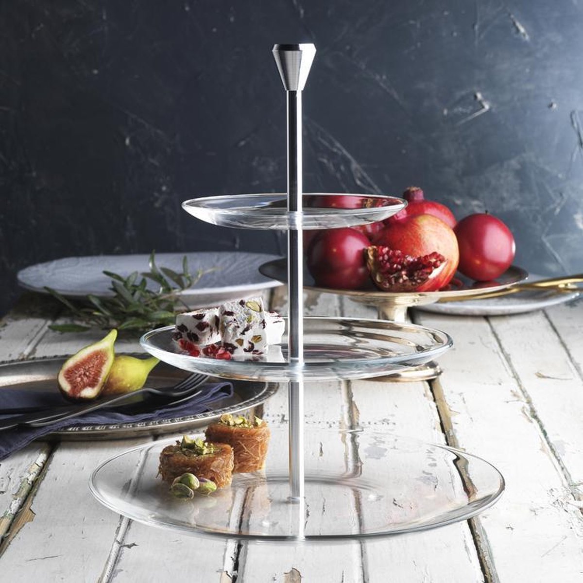 VIDIVI FULL MOON 3 DELIG SCHAAL BORD 15/21/28 CM
