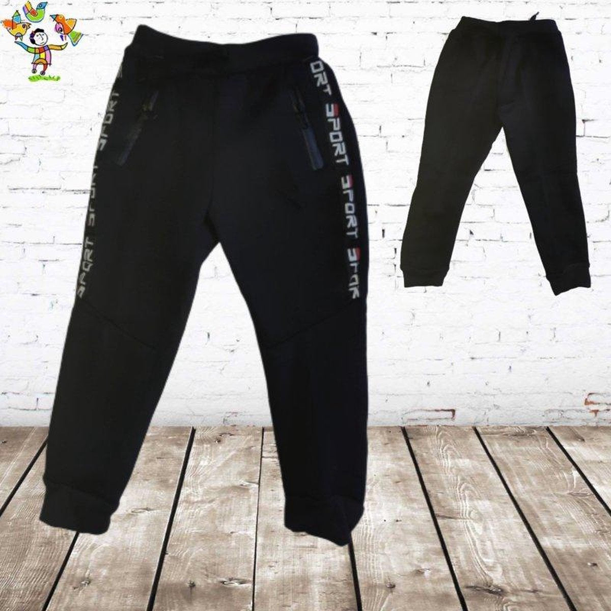 S&C Jongens jogger sport donkerblauw - 110/116