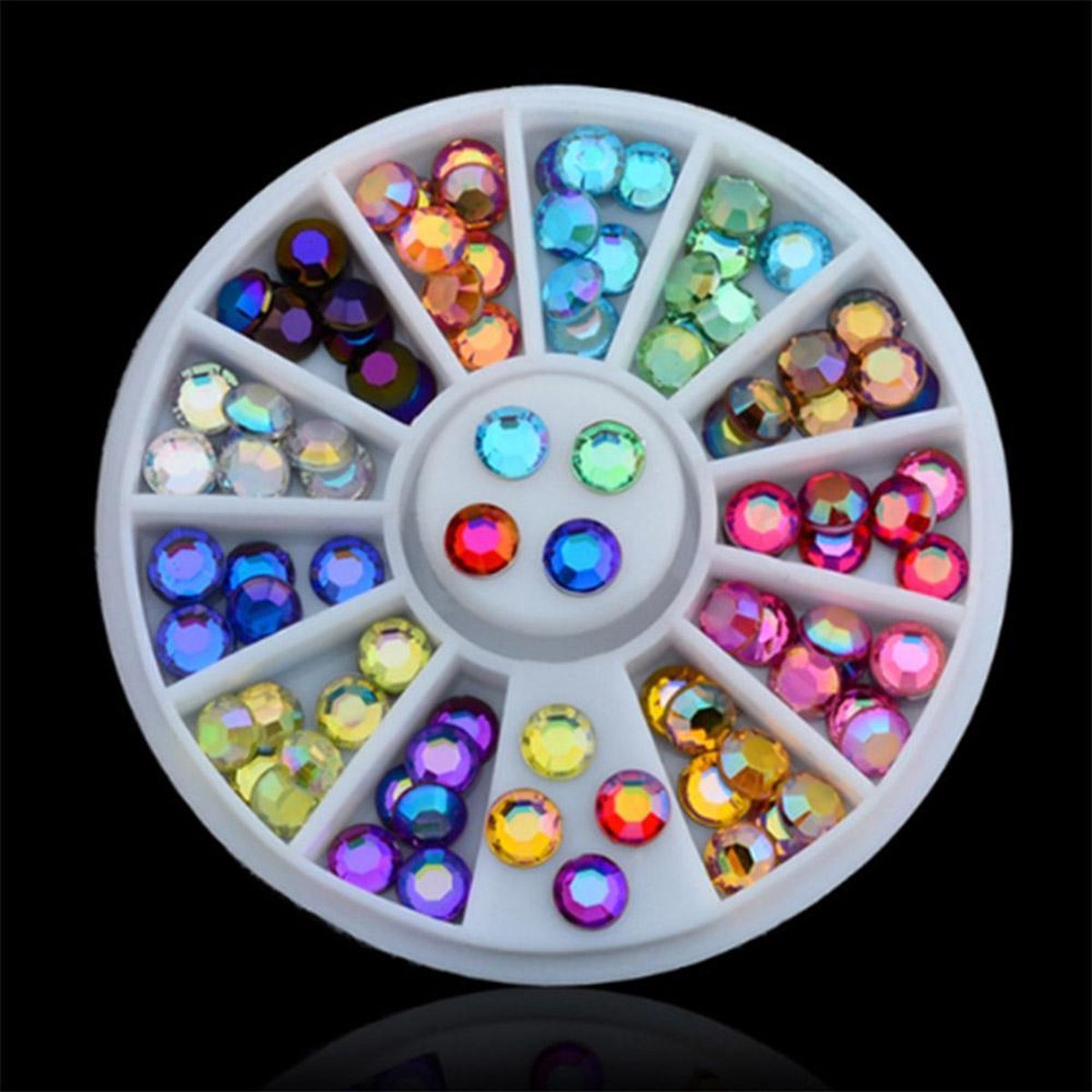 DW4Trading® Nagelversiering nail art acryl gel rhinestones carrousel 15
