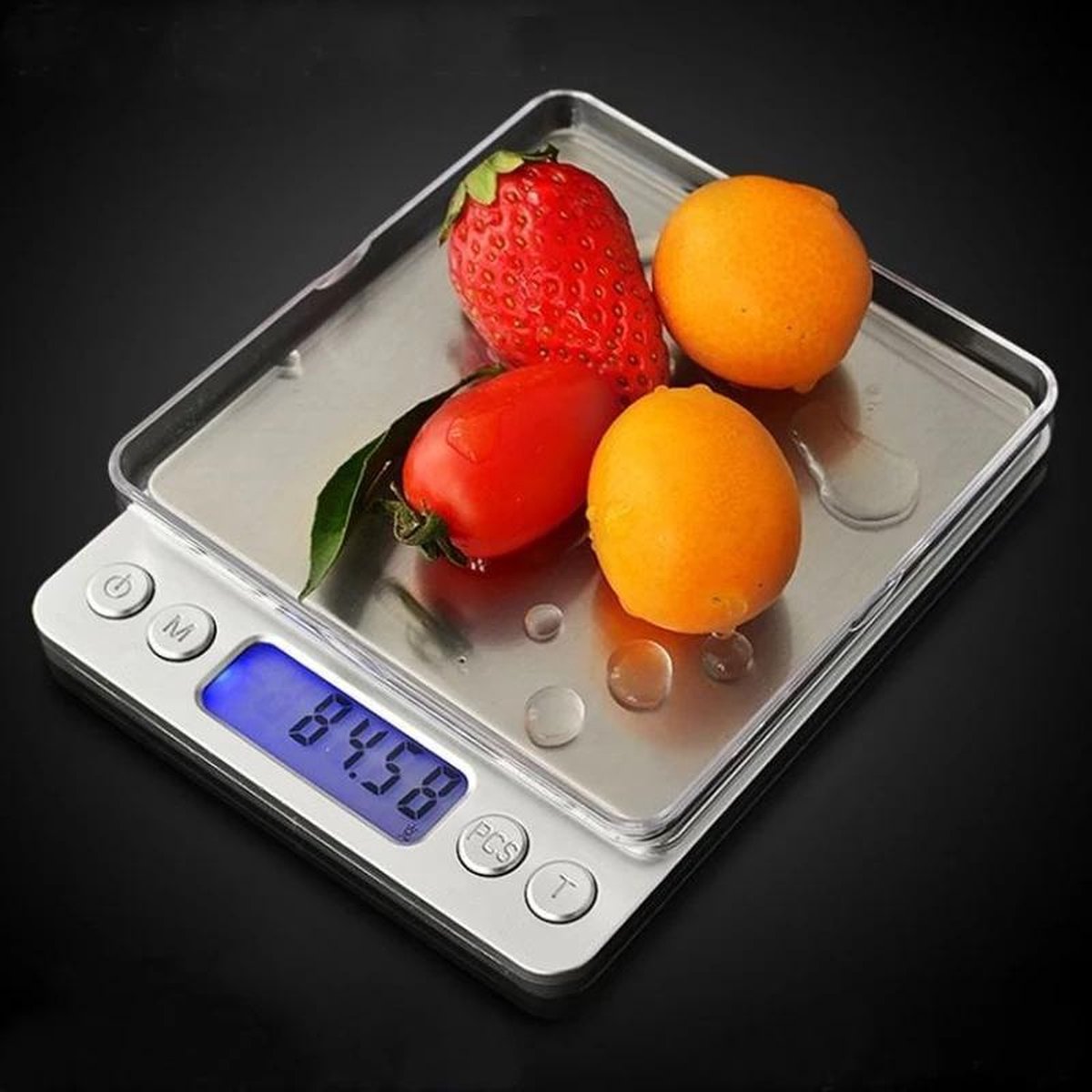 LOUZIR Professionele Digitale Precisie Keukenweegschaal-  LCD Display- 0