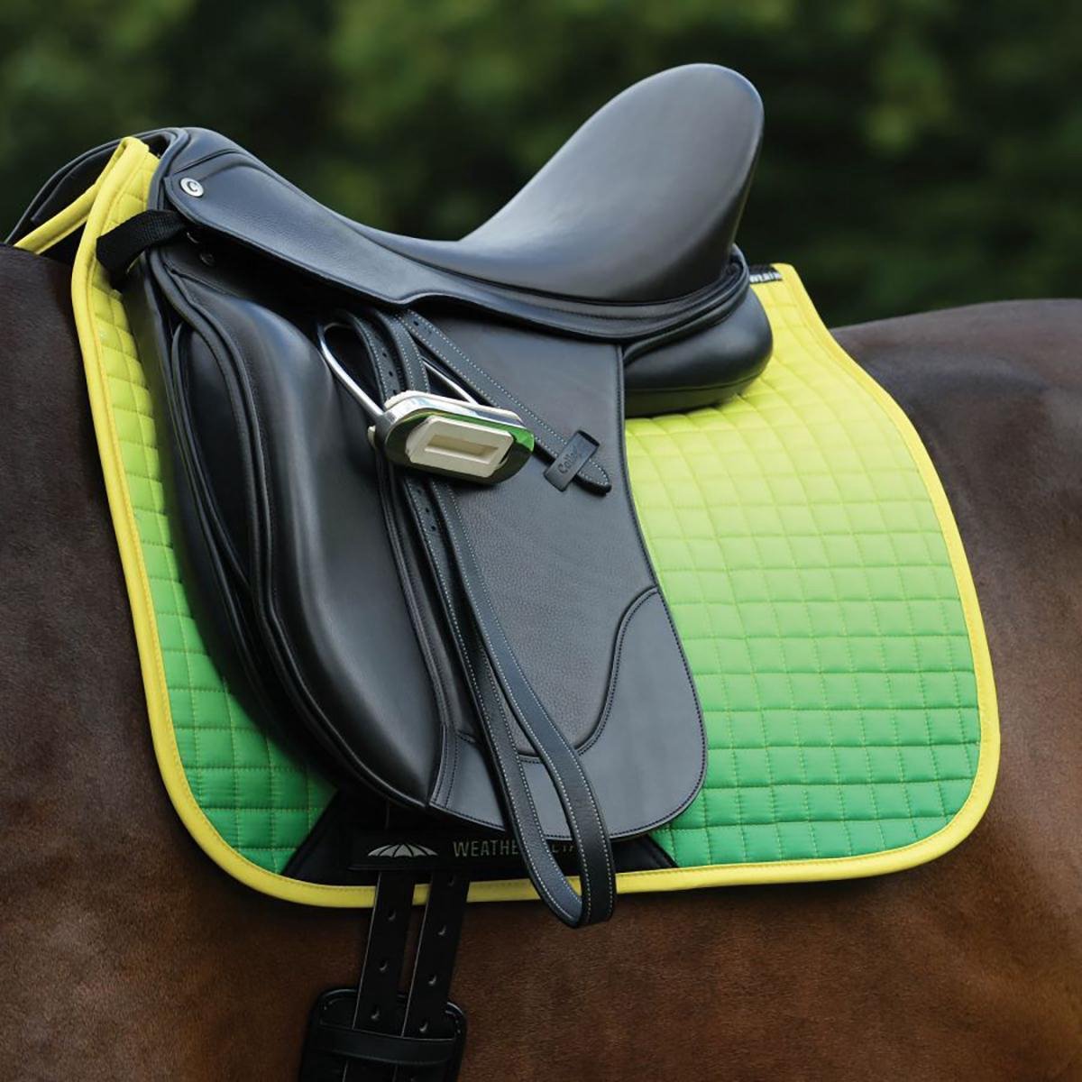 Weatherbeeta Zadeldek  Ombre - Yellow-green - veelzijdigheid Paard