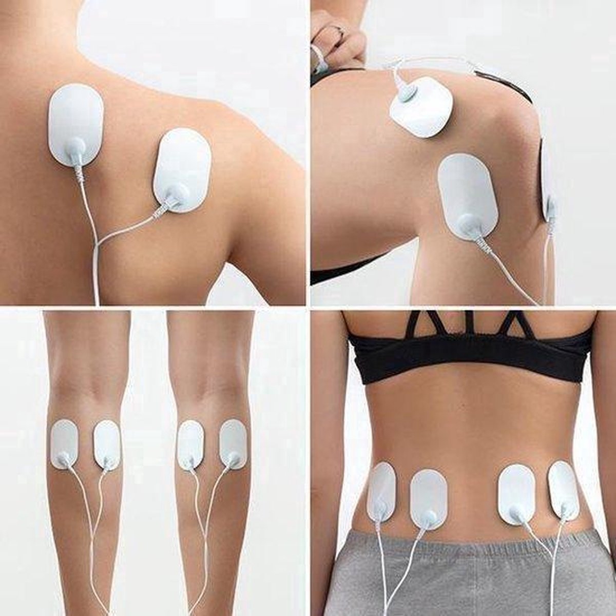 Tens Massage Apparaat - Elektroden Therapie - Spierpijn - Pijnverlichting - Handzaam & Makkelijk Mee Te Nemen