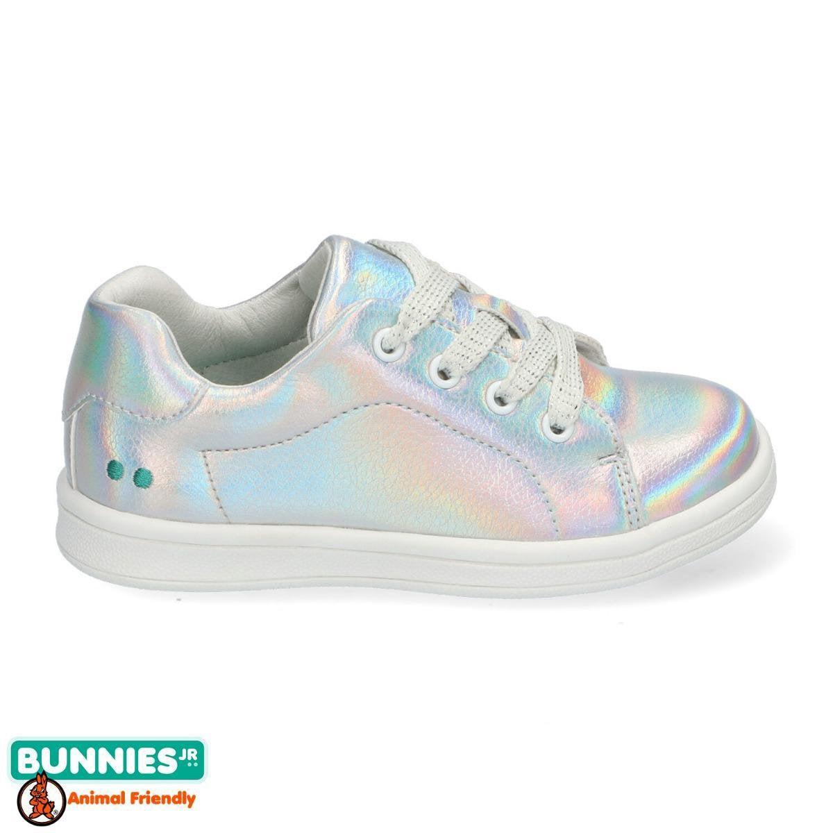 Bunnies Jr 220141 Lage sneakers - Meisjes - Zilver - Maat 24