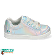 Bunnies Jr 220141 Lage sneakers - Meisjes - Zilver - Maat 24