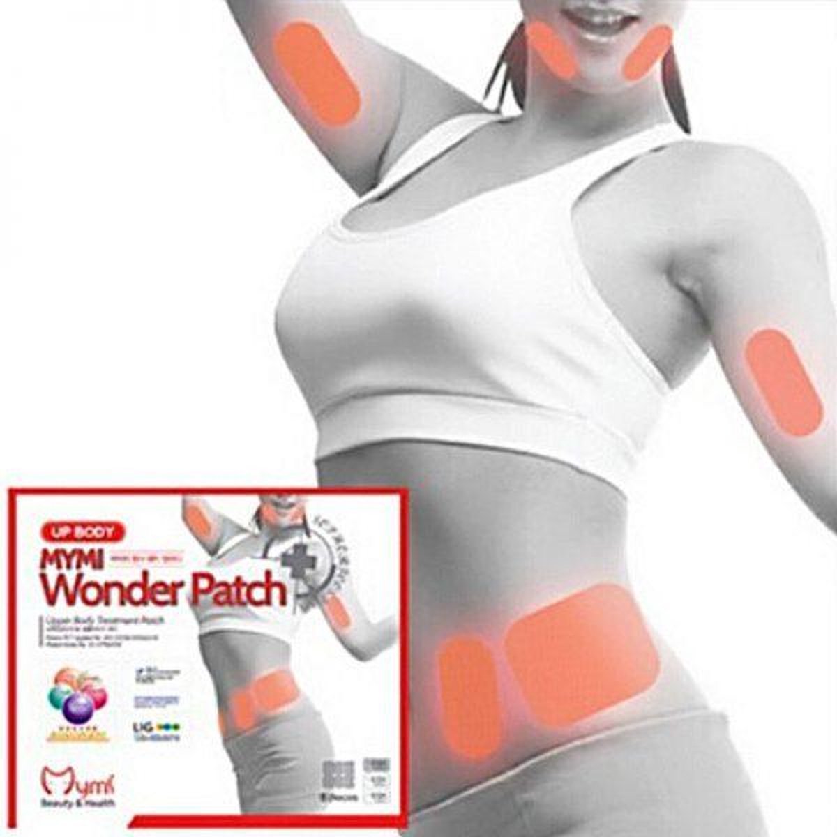 Wonder Patch | 8 Upper Body Afslankpleisters  | Bestrijding van Cellulitis en Vetverbranding | Pleisters Verminderen Gewicht Zonder Risico | Afslanken Buik en Taille | Gewichtsverlies Armen