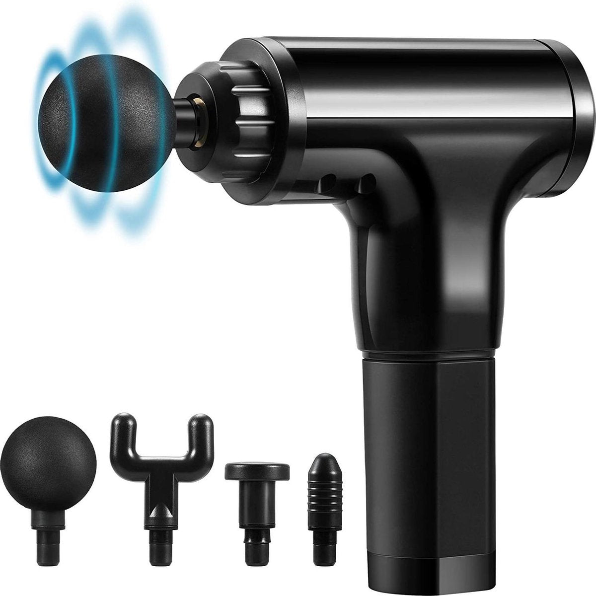 Home Massage Gun Muscle Massager - Zwart