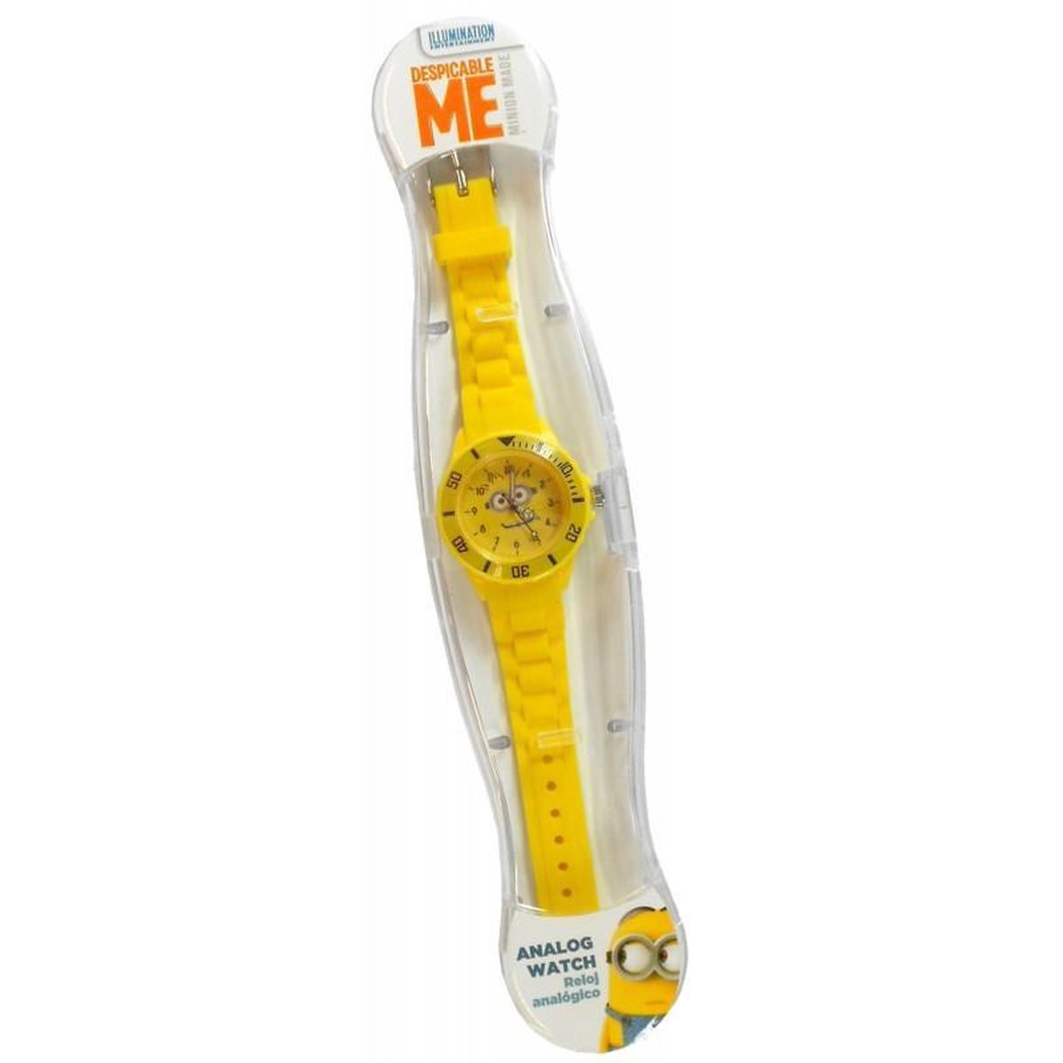 Universal Horloge Minions Junior Rubber 24 Cm Geel