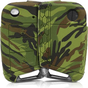 kwmobile autosleutelhoes voor VW Golf 7 MK7 3-knops autosleutel - Siliconen beschermhoes in zwart / lichtgroen / donkergroen - Camouflage design