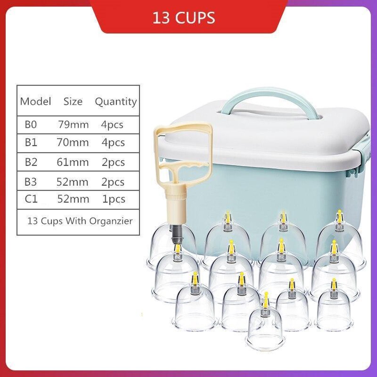 Cupping set | 13-delig | Able & Borret