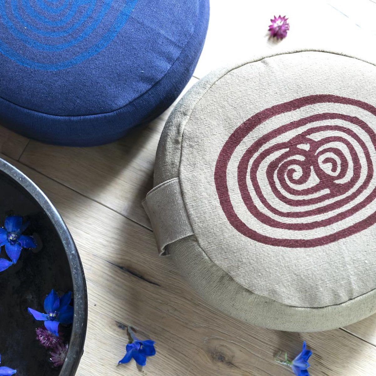 Yoga poef 'labyrinth'