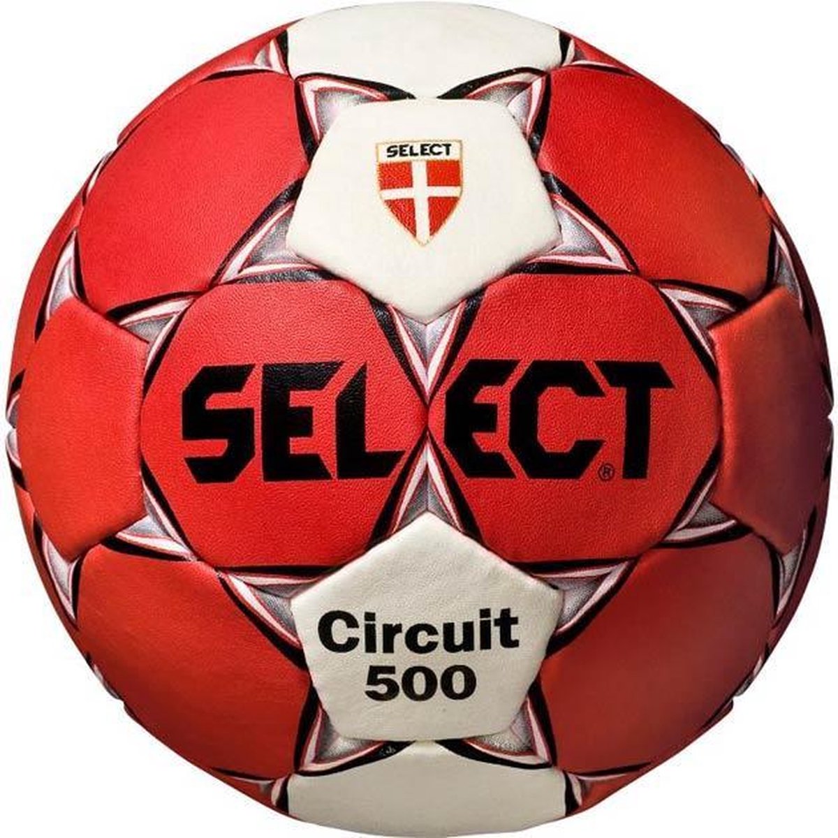 Select Handbal Circuit 500 Trainingsbal 500 gr Rood wit Maat 2
