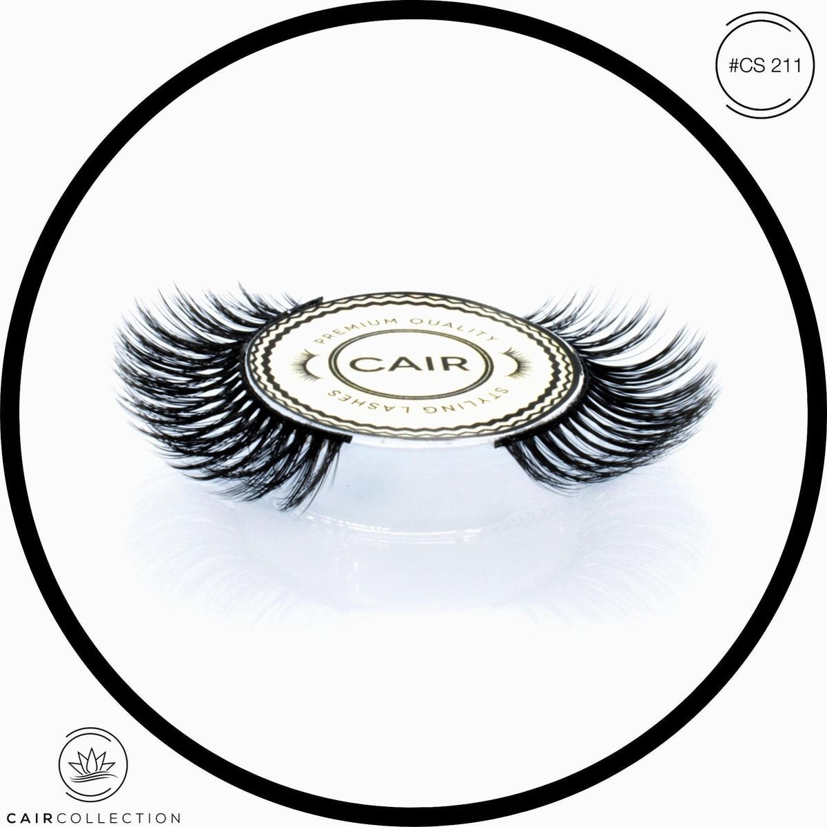CAIRSTYLING CS#211 - Premium Professional Styling Lashes - Wimperverlenging - Synthetische Kunstwimpers - False Lashes Cruelty Free / Vegan