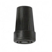 Rubberdop voor op kruk of wandelstok 19 mm zwart standaard (1)