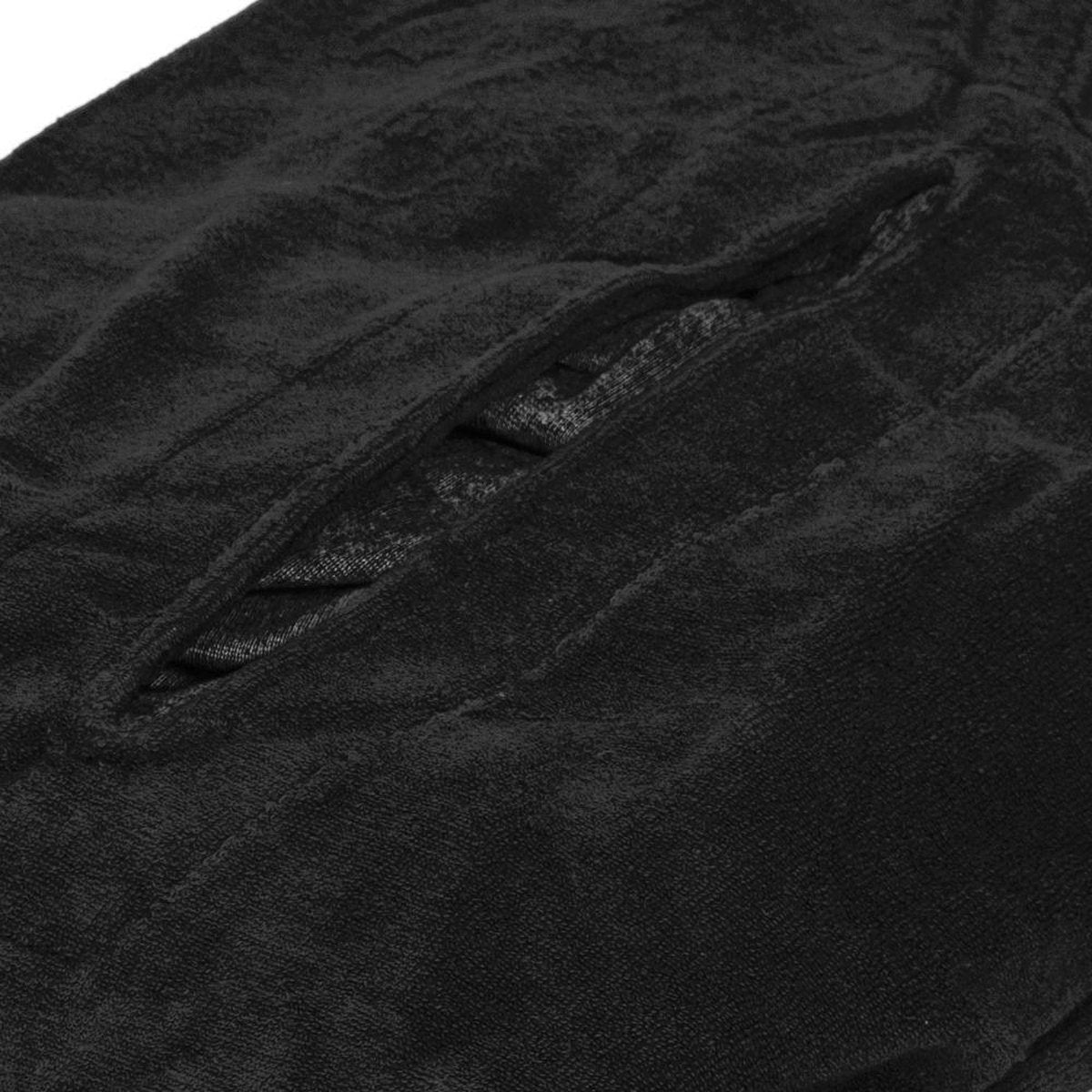 Badstof hoeslaken massagetafel - Zwart | Met uitsparing | Stretch