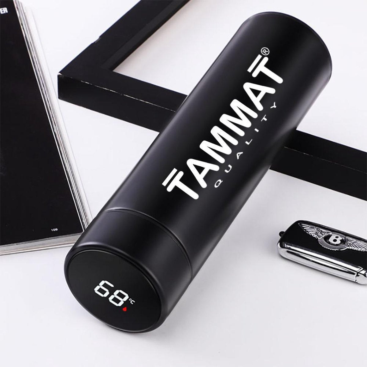 Slimme Thermosfles met LCD temperatuur Display - Curver Isolatiefles 0