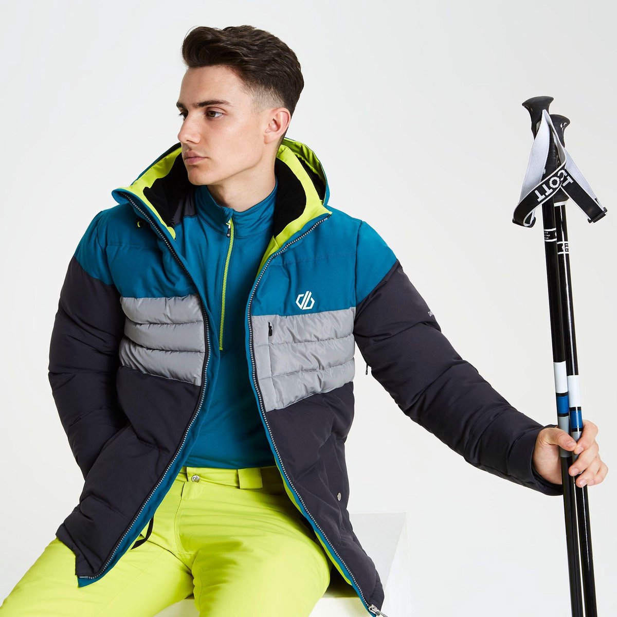 Dare2b -Connate  - Outdoorjas - Mannen - MAAT XS - Grijs