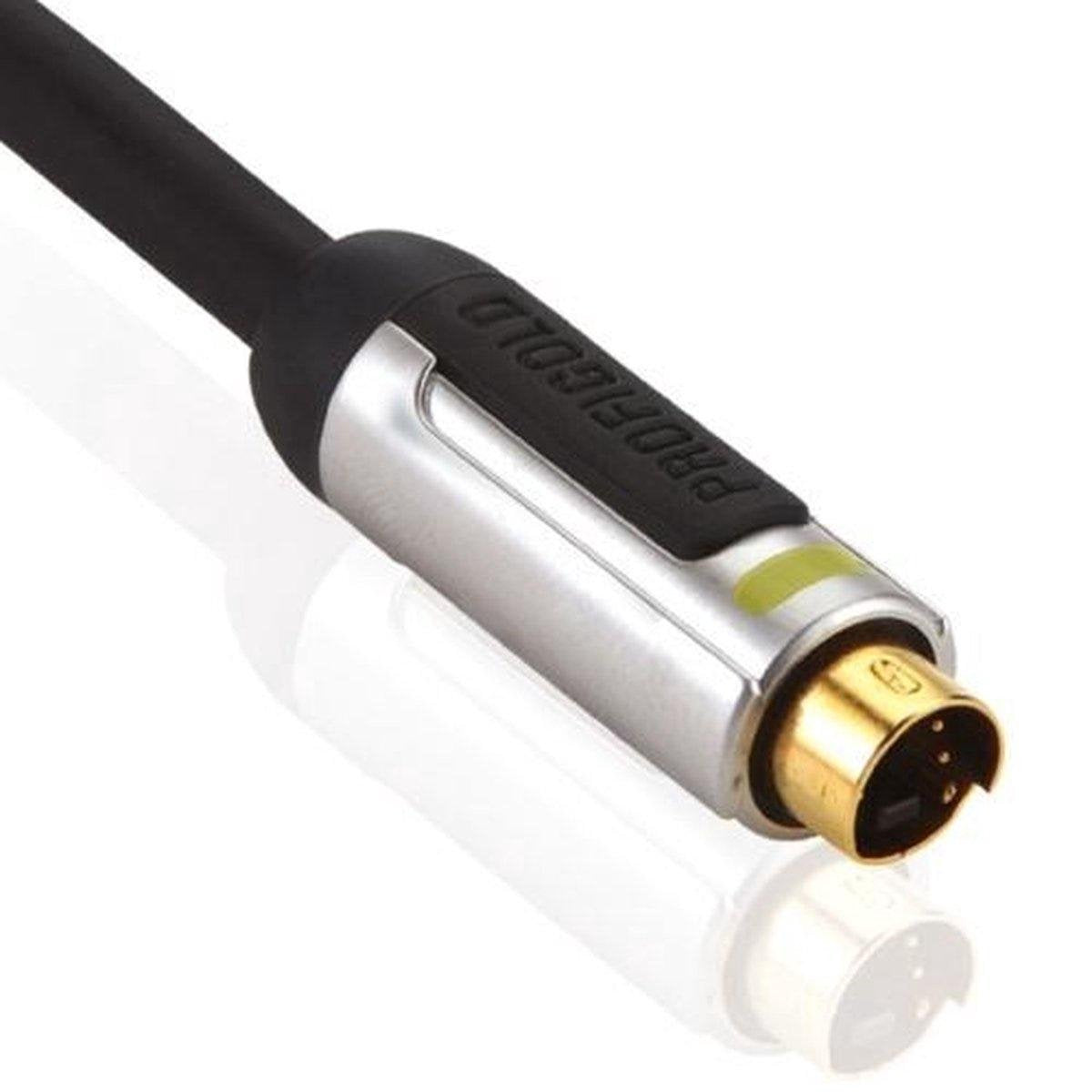 Profigold PROV6602 S-videokabel - Verguld - 2m