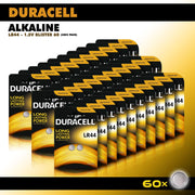 Duracell Knoopcel Alkaline - LR44 AG13 knoopcel batterijen - 105 mAh - 60 stuks