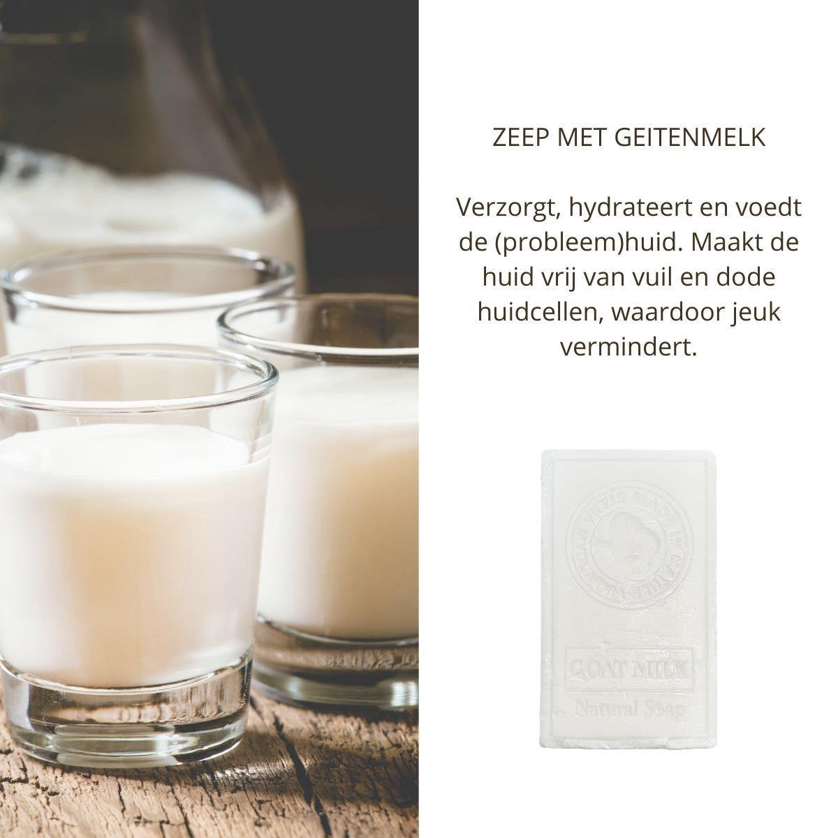 2 stuks | Natuurlijke Geitenmelk Zeezout Zeep | Huidverzorging Acne behandeling