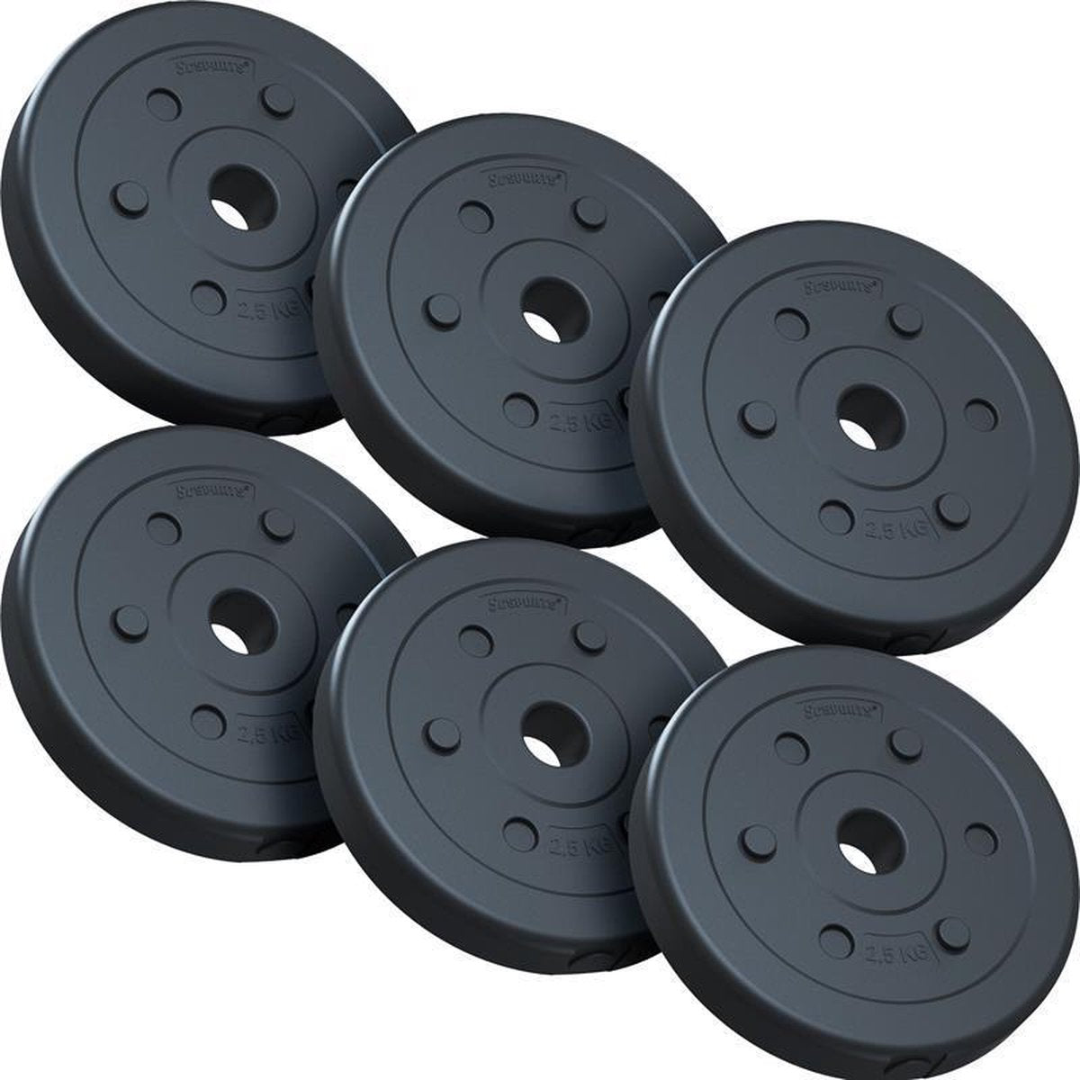 ScSPORTS® Gewichten set 15 kg - 6 x 2