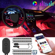 HBKS Auto Led Verlichting Deluxe - Led Strips - Inclusief Afstandsbediening - 12V