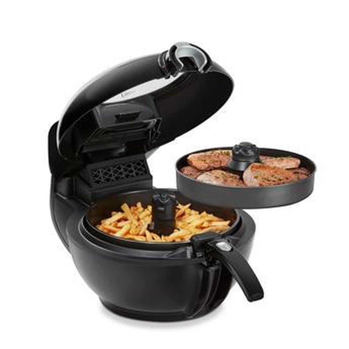 Tefal ActiFry Genius XL YV9708 friteuse Heteluchtfriteuse Dubbel Zwart 1500 W