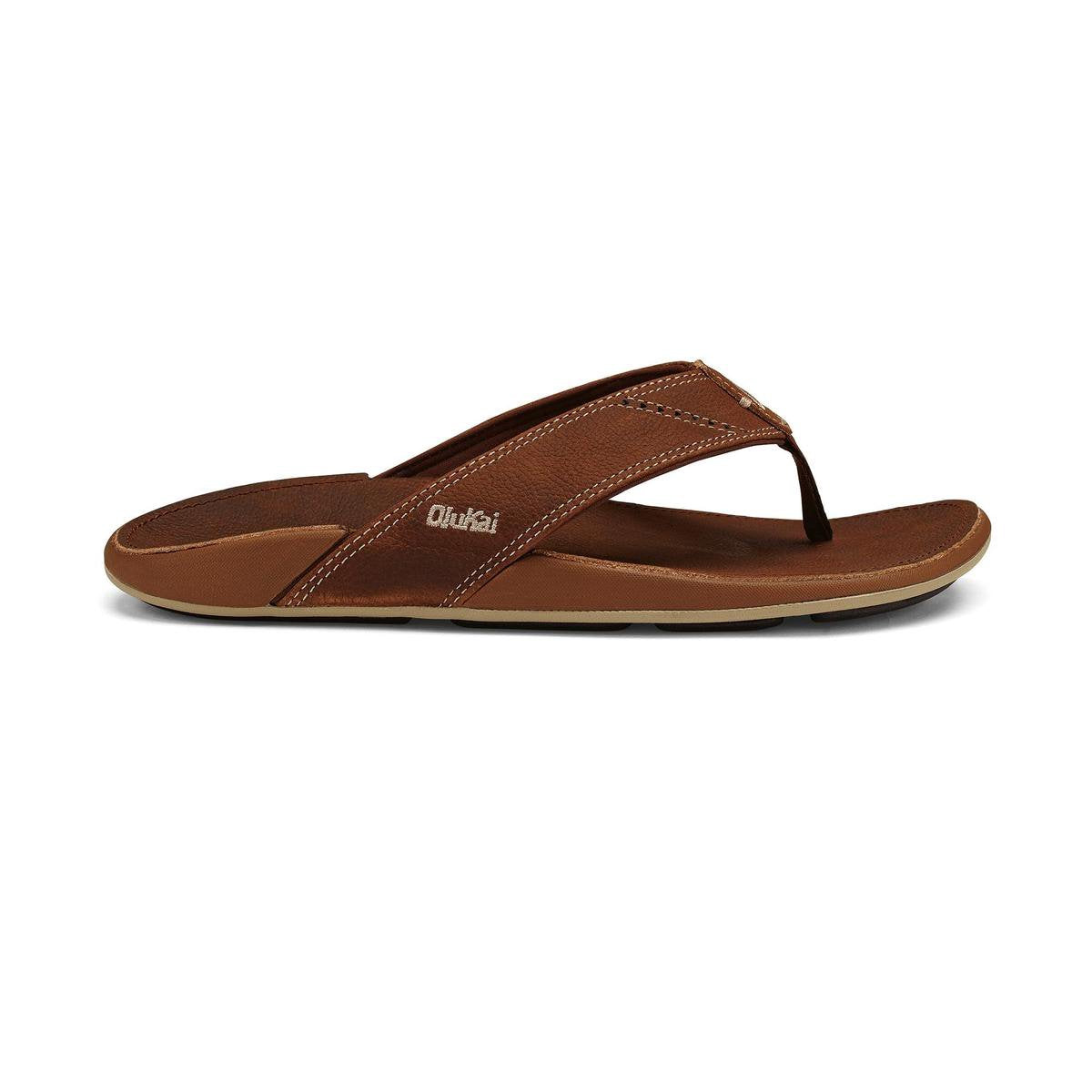 Olukai Nui Heren Teenslipper - Cognac - Maat 42