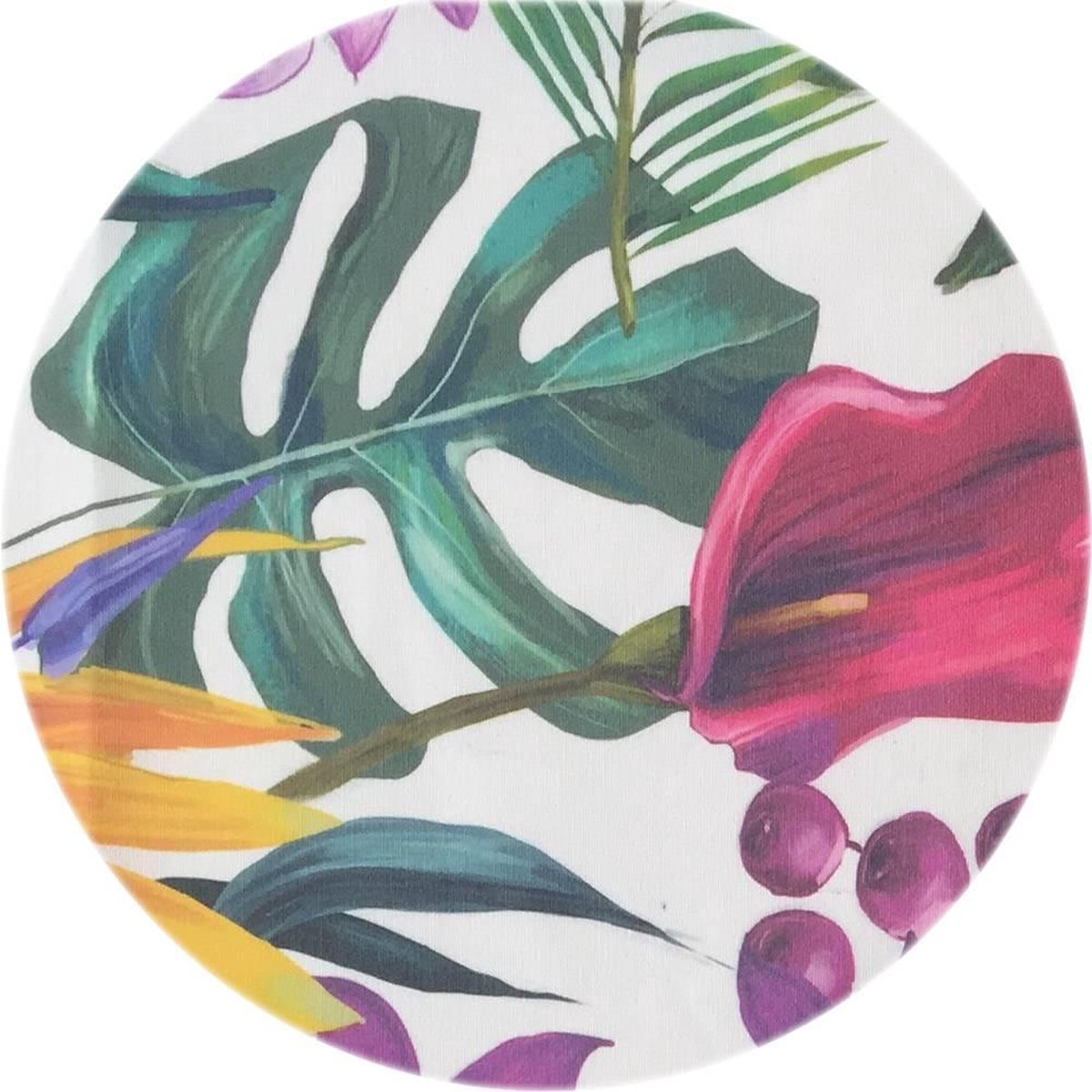 MixMamas Rond Tafelkleed Gecoat - Ø 140 cm - Tropical