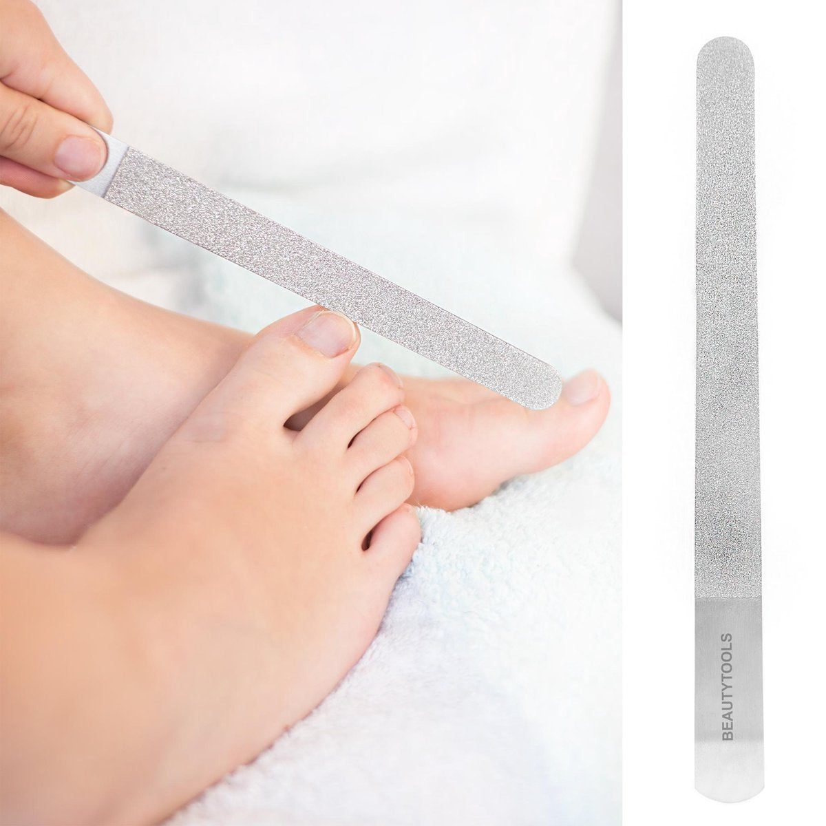 Beautytools Inox Vijl/Diamantvijl Grof (20 cm) - (NF-1062)