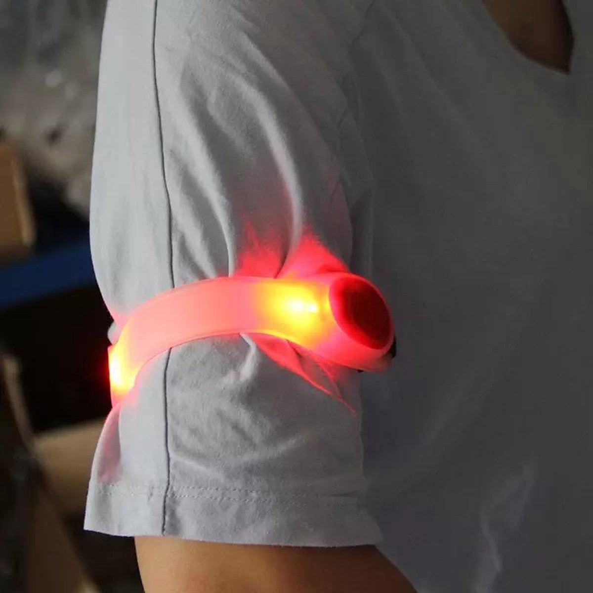 Reflecterende Hardloop Verlichting - Hardloop / Fiets Sport Armband Met LED Hardloop verlichting lampjes- Sportarmbanden
