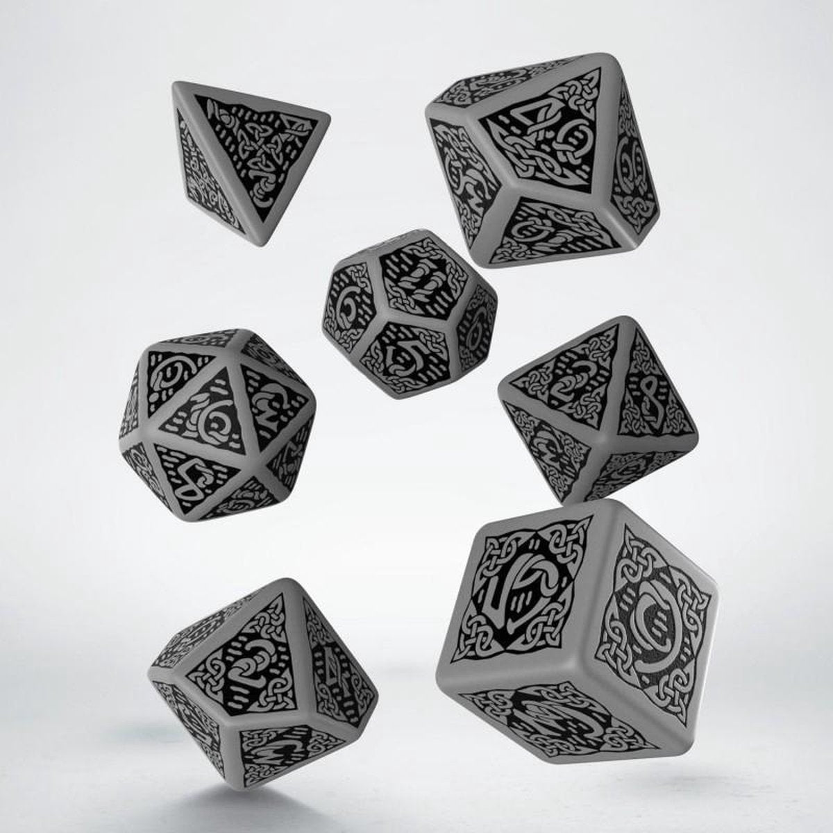 Polydice Set Q-Workshop Celtic Gray Black