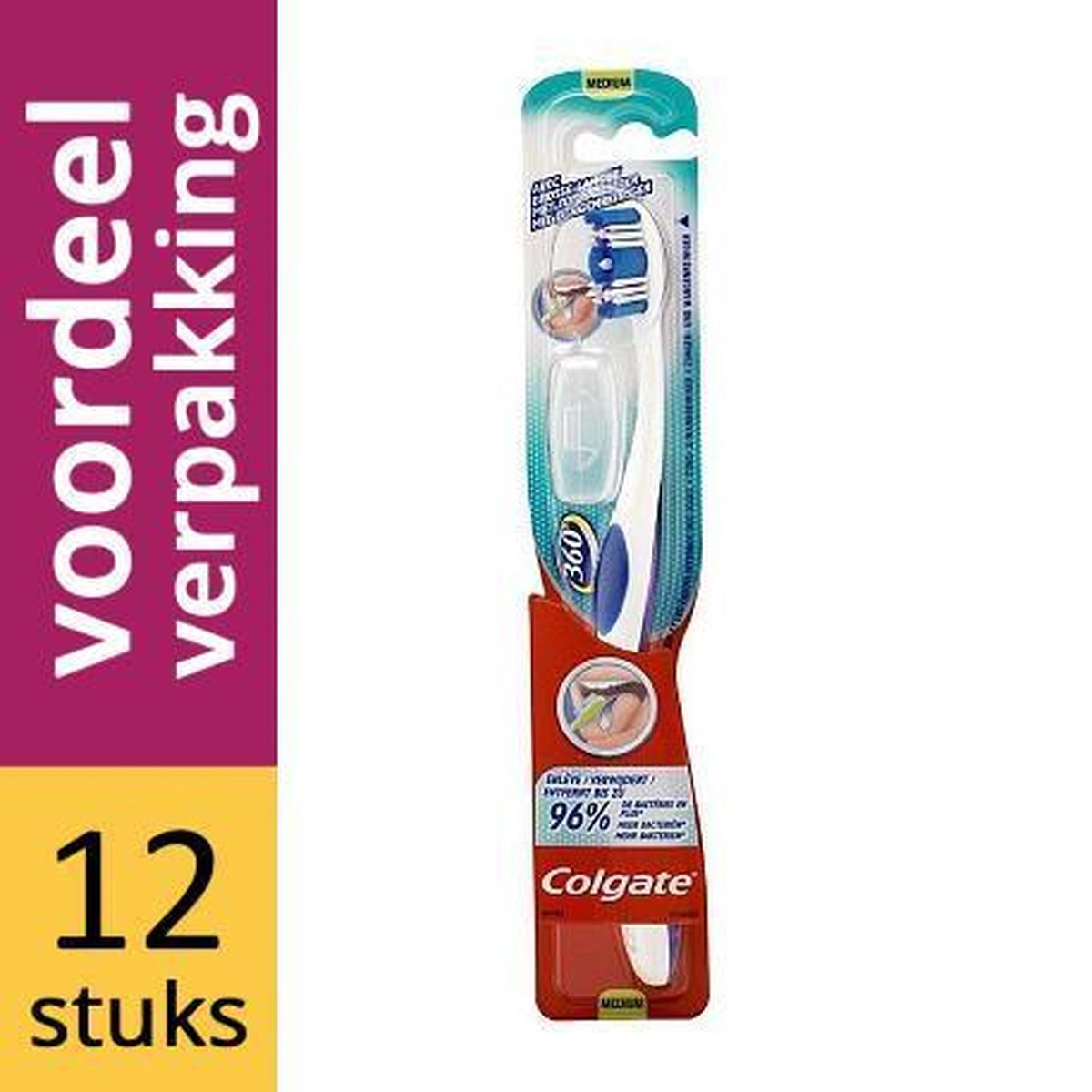 Colgate Tandenborstel 360 Graden Medium