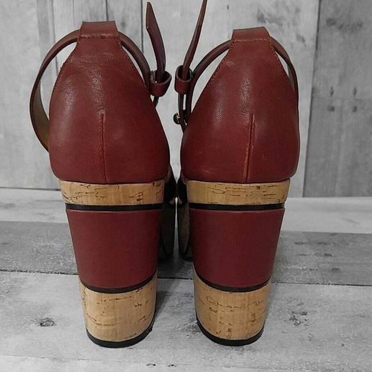 Chloé - Alice Sheep Skin 515 Sandaal - Cork Matt 518 - Maat 39