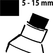 Krijtmarker Sigel 5-15mm afwasbaar blauw
