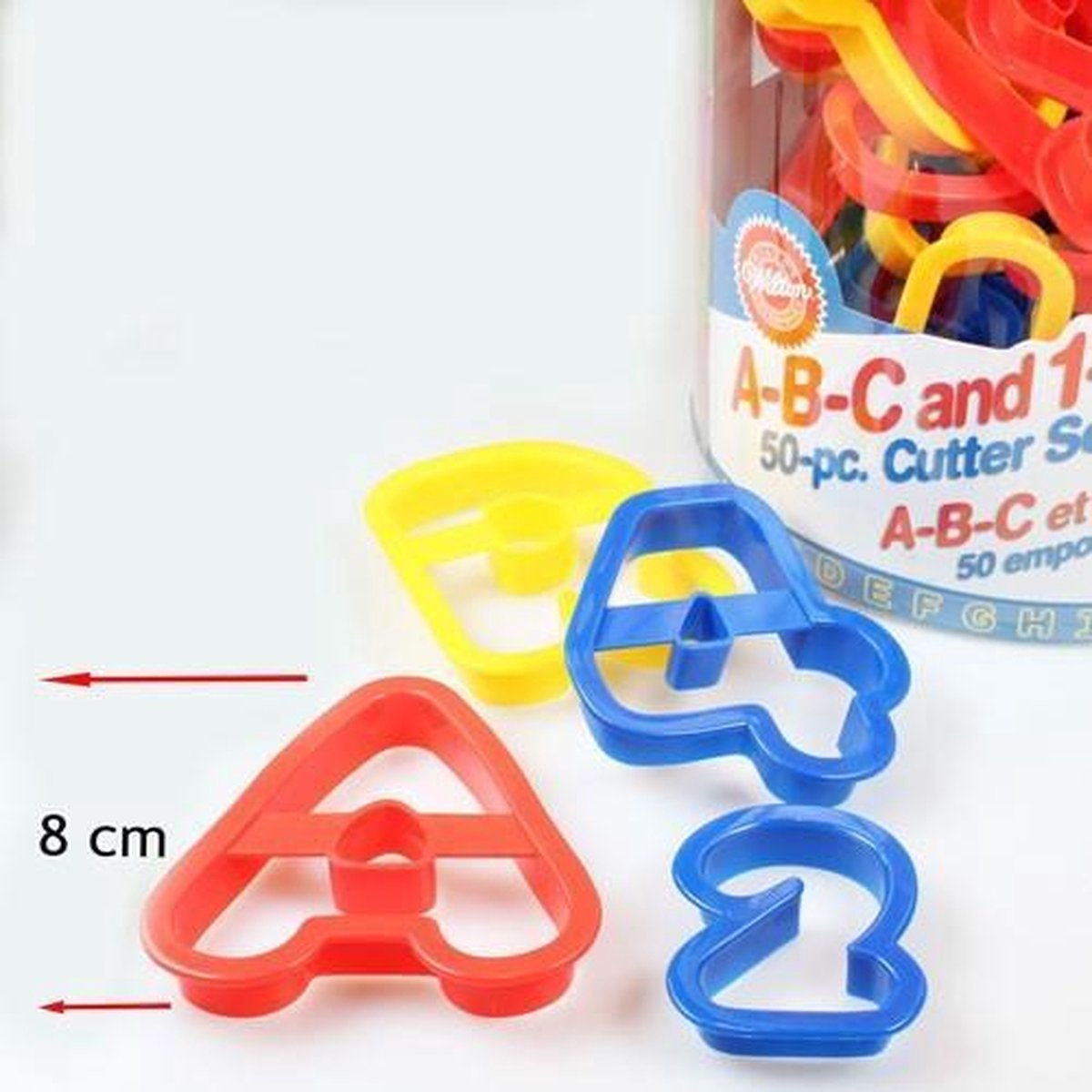Wilton - Koekjesuitstekers - ABC Letters & Cijfers
