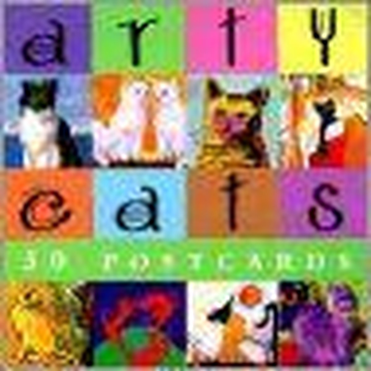 Art Cats Postcard Book
