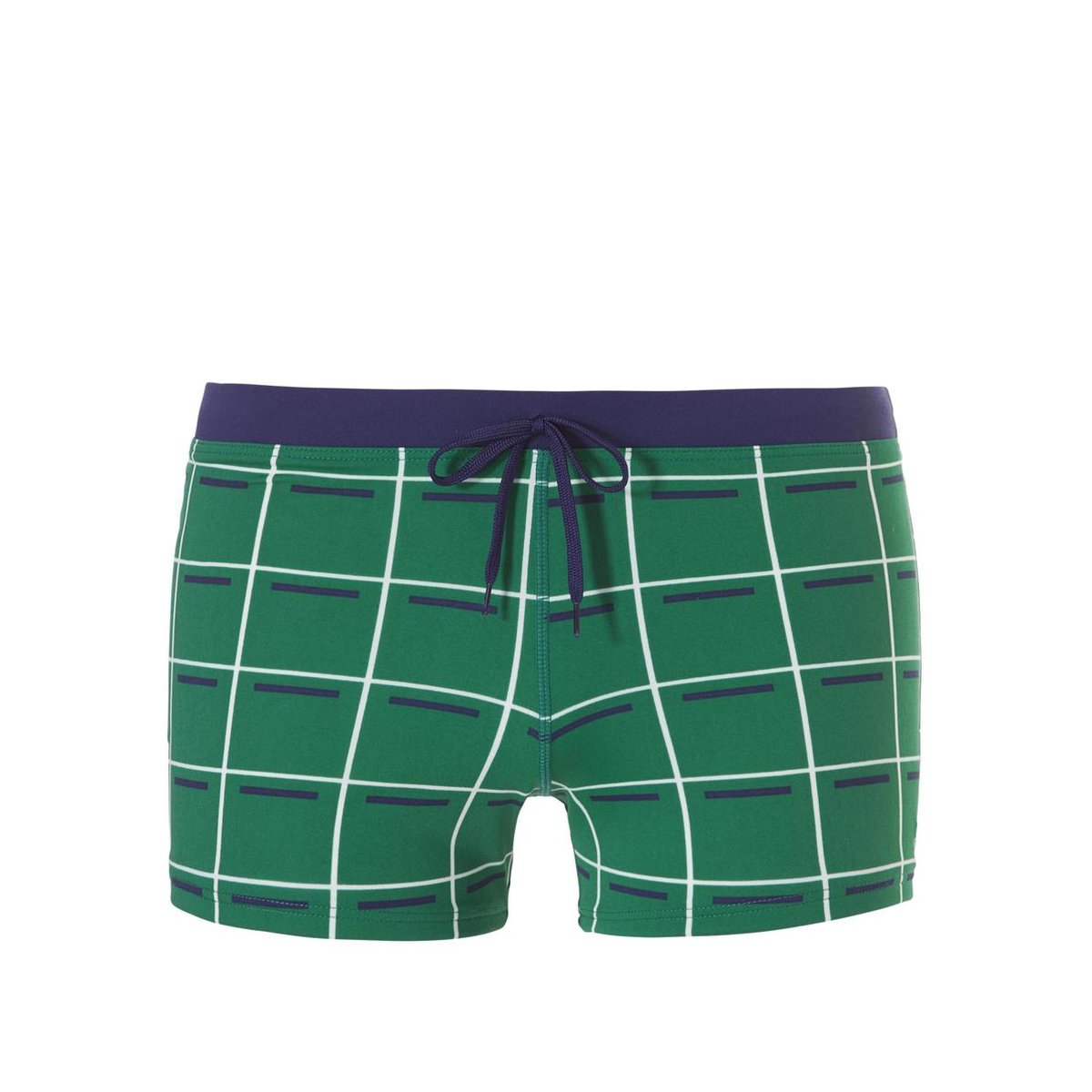 Zwemshort Square Check groen