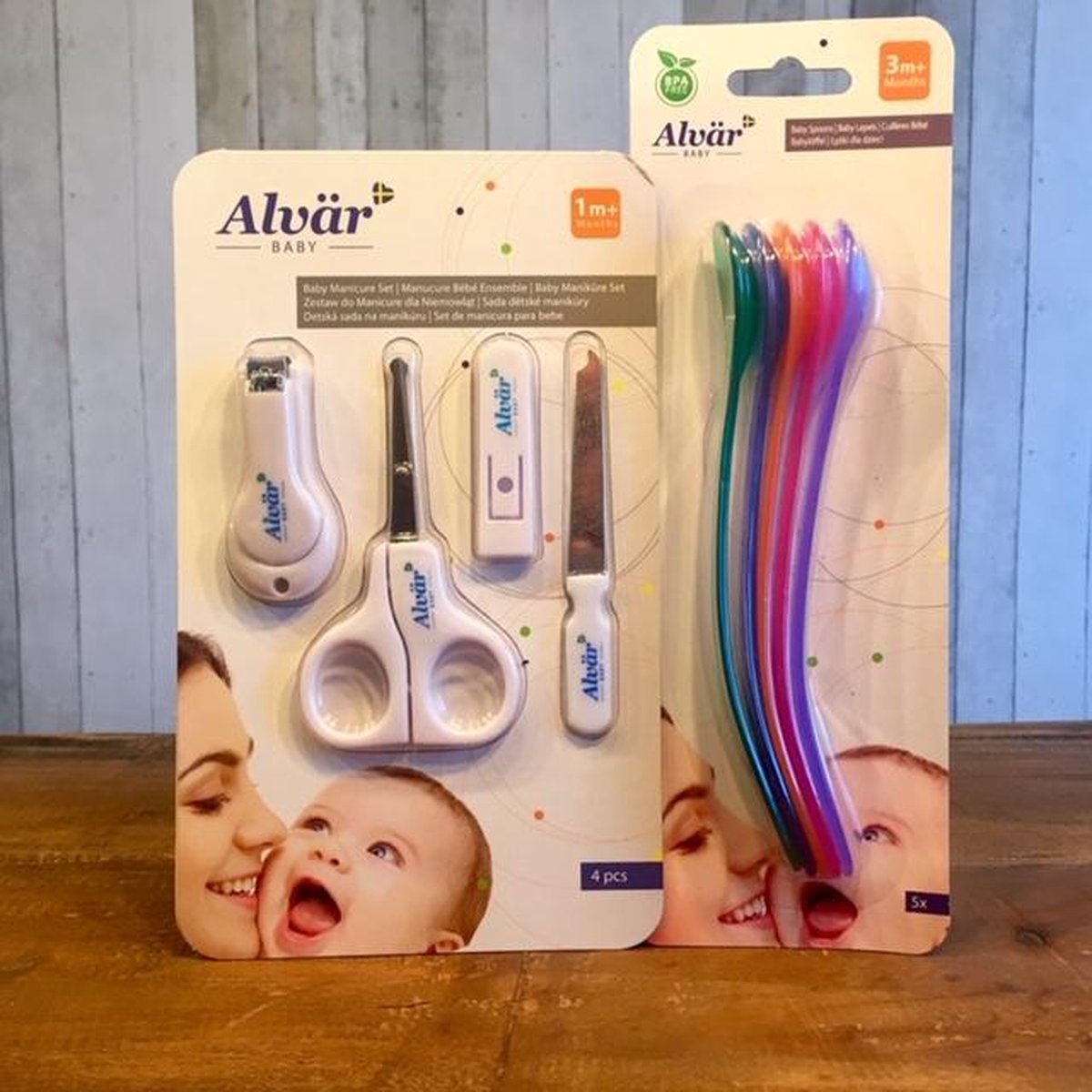 Baby Manicure Set + Baby Lepels