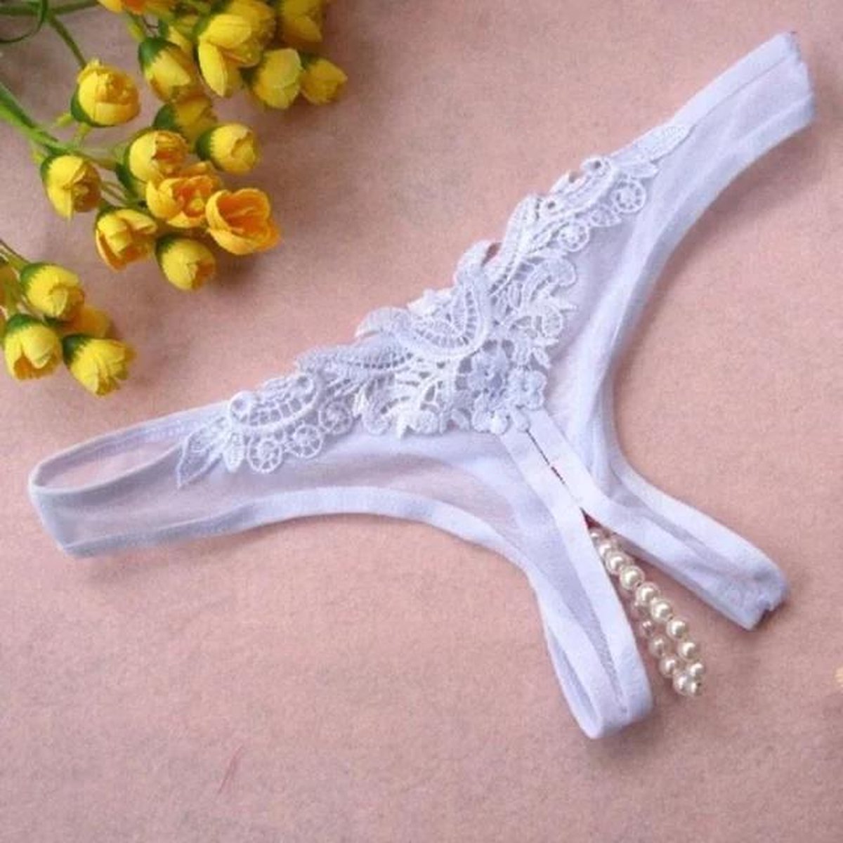 LOUZIR Luxe Erotische Lingerie Slipje | Wit