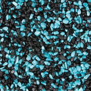 Aquariumgrind Gruzo Turkoois/Zwart 6-8 mm - 1 kg
