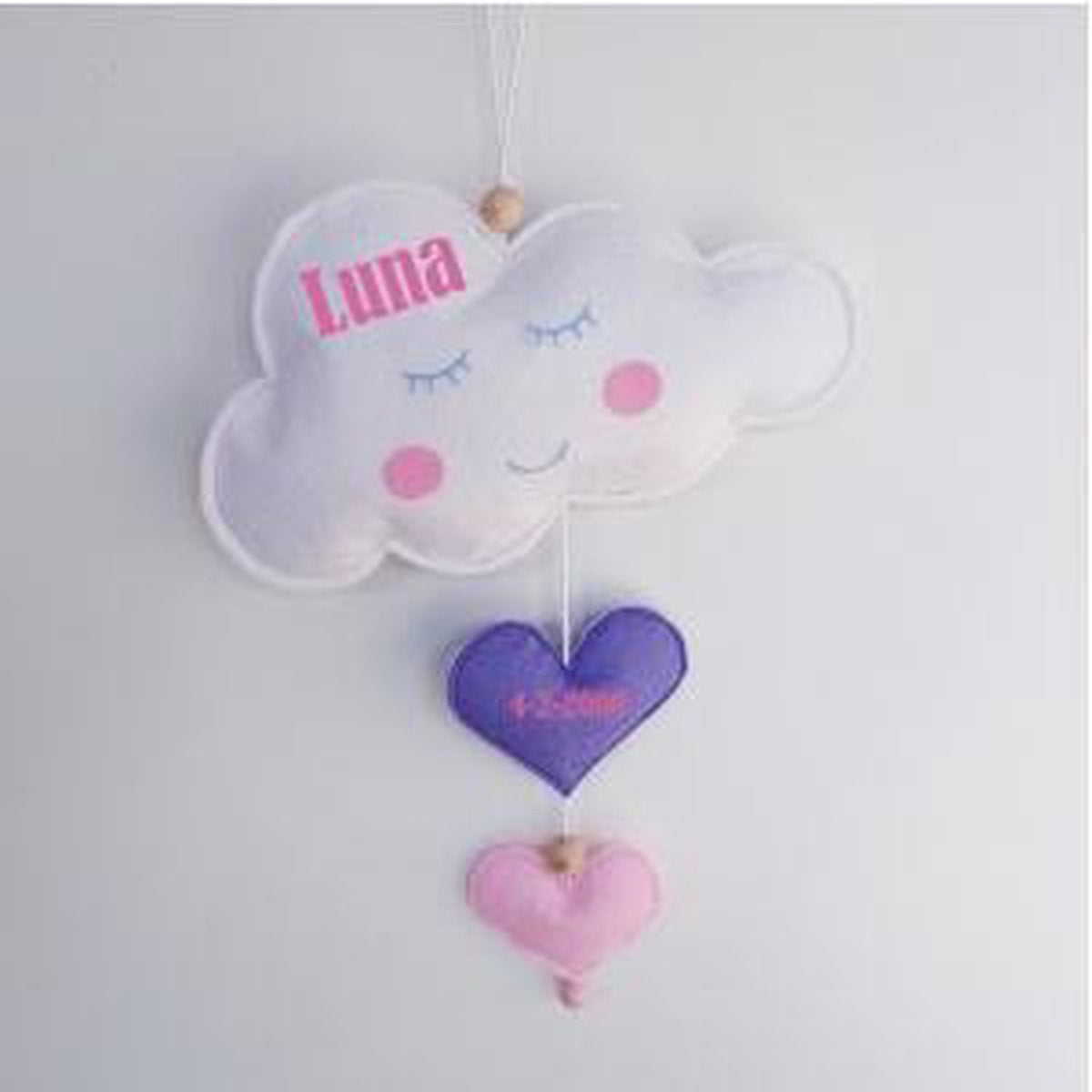 Baby kamer hanger wolk