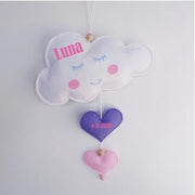 Baby kamer hanger wolk