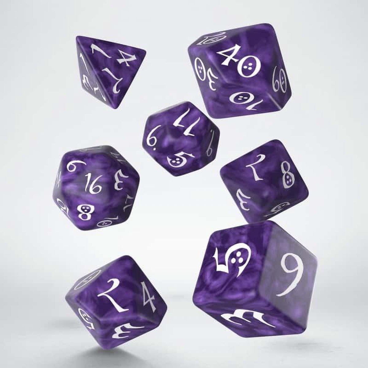 Polydice Set Q-Workshop Classic Lavender White