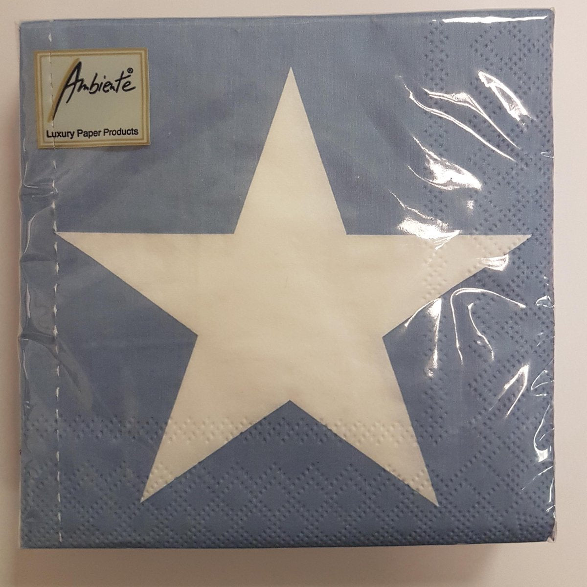 servetten star light blue
