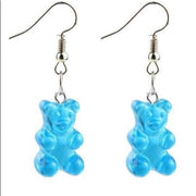 Blauwe Beertjes snoep Oorbellen | 3D Gummy bear sieraad | Cadeau voor meisje | Budget cadeaus | Valentijnscadeau | Voor Haar