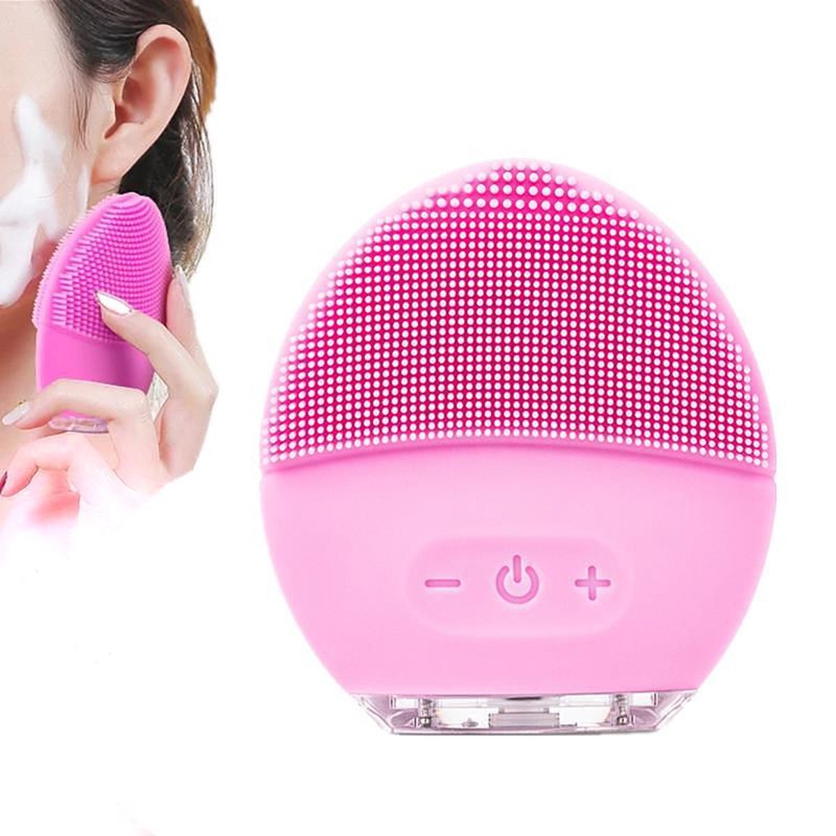 Gezicht Reinigingsborstel Elektrische Trillingen Massage Borstel Verwijderen Mee-eter Porie Cleanser Waterdichte Siliconen Diepe Porie Cleanser Aangedreven Gezichtsreiniging Apparaat BeautyBrush | Huisverzorgings brush | Gezichtsborstel | Face Cleani