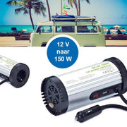 Spanningsomvormer voor in de Auto -12V naar150W