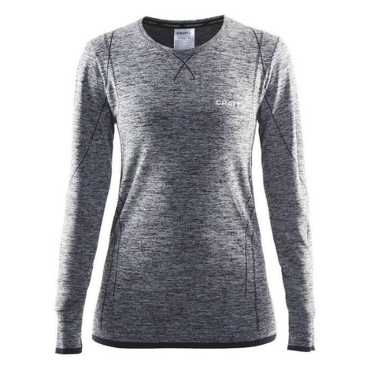 Craft Active Comfort Roundneck Ls Sportshirt Dames - Black