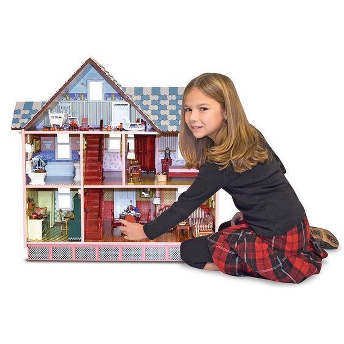 Melissa & Doug Victoriaans Poppenhuis