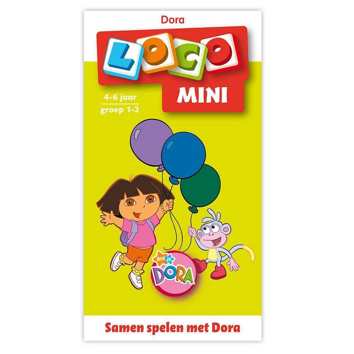 Loco Mini - Boekje - Samen spelen met Dora - Groen 4-6jr - Groep 1-2